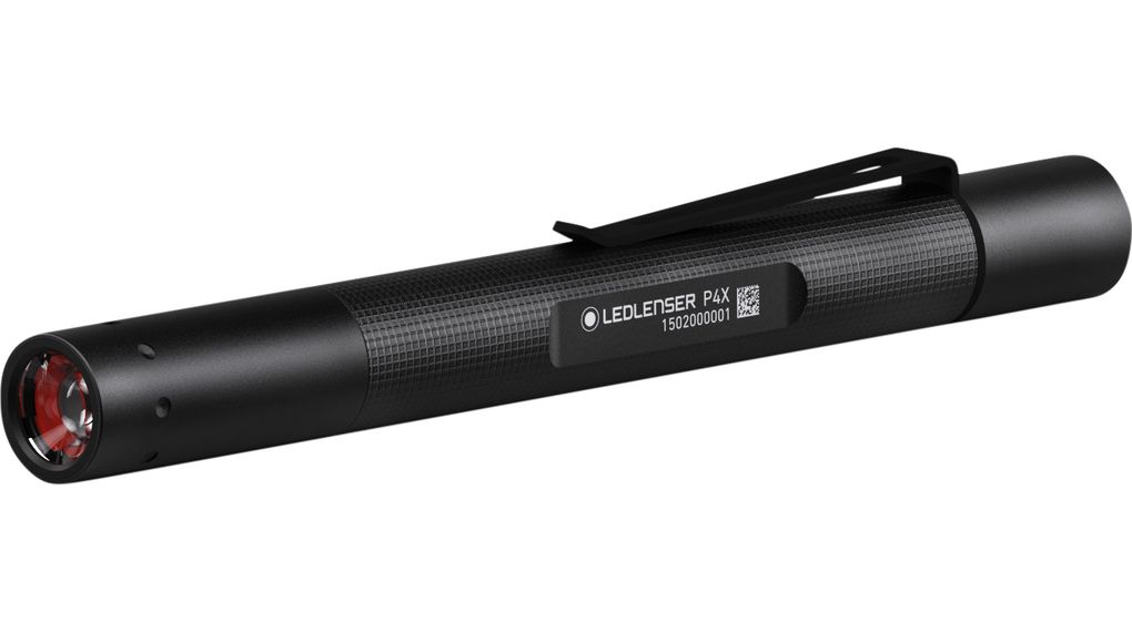 Lampe stylo, LED, 2x AAA, 120lm, 80m, IP54, Noir