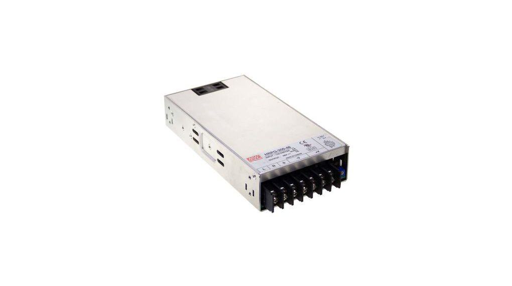 MEAN WELL Switching Power Supply, HRPG-300-15RS, 15V dc, 22A, 330W, 1 Output, 120 ... 370 V dc, 85 ... 264 V ac Input Voltage