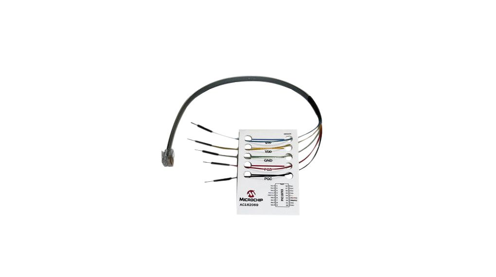 Breadboard Cable for MPLAB Programmers and Debuggers, RJ11