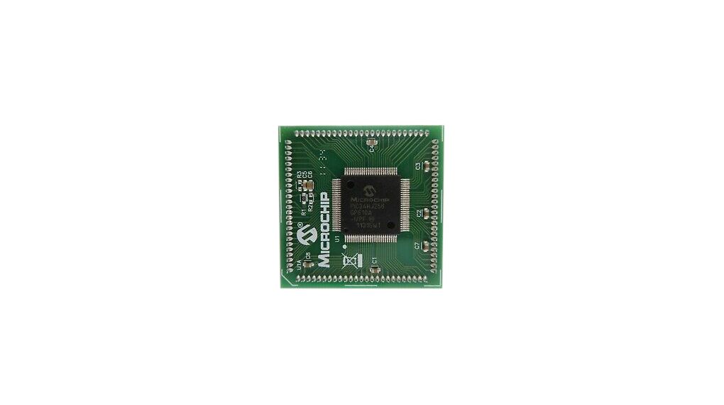 Insteekbare evaluatiemodule voor PIC24HJ256GP610A-microcontroller