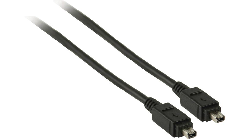 FireWire Cable FireWire 4-Pin Male - FireWire 4-Pin Male Black 2m