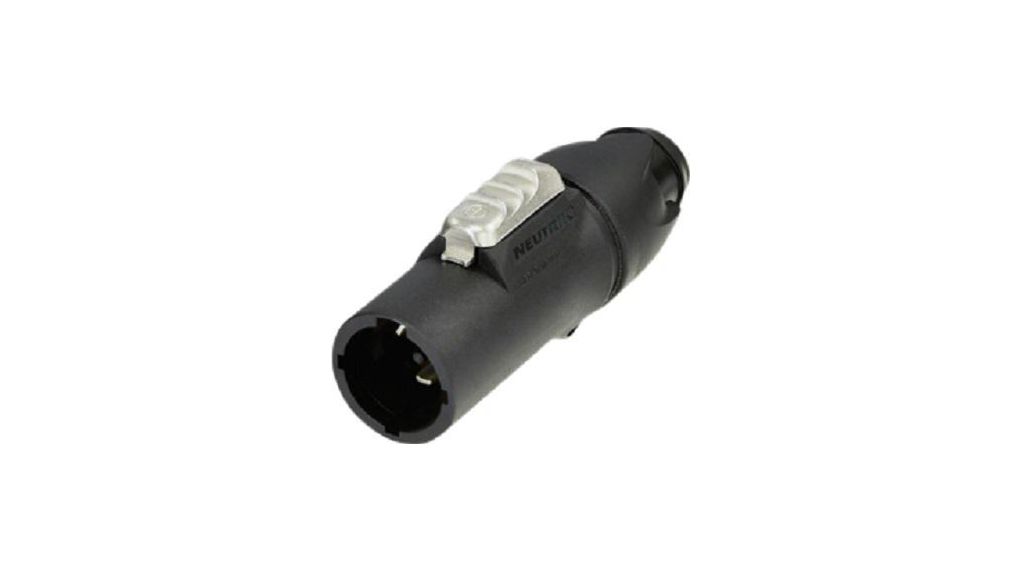 Locking Power Outlet Cable Connector, Inlet, 2 + PE Contacts, Screw Terminal