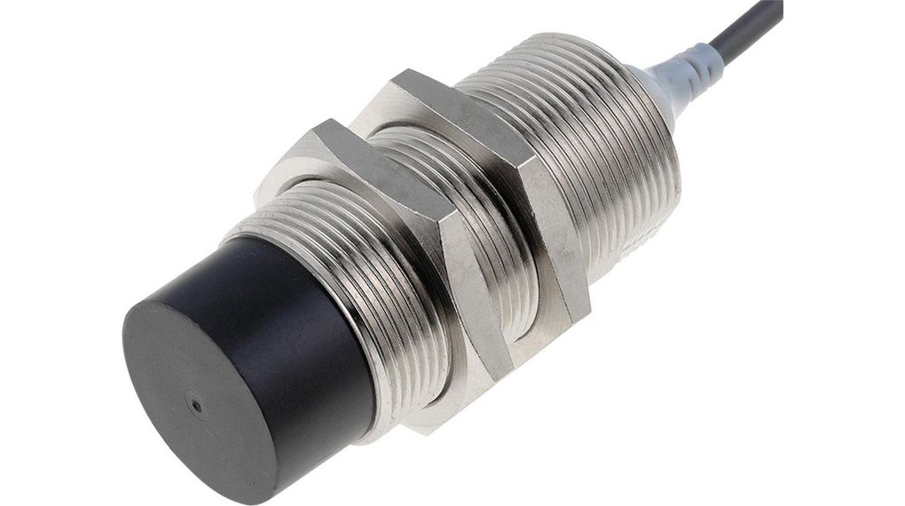 Inductive Sensor Make Contact (NO) 100Hz 32V 10mA 30mm IP67 / IP69K Stranded Wire, 3-Pin E2A