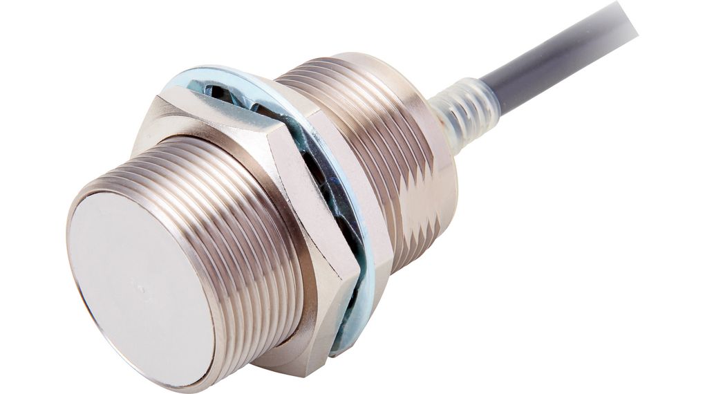 Inductieve sensor Maakcontact (NO) 1kHz 30V 4mm IP67 Kabel, 2 m E2EM