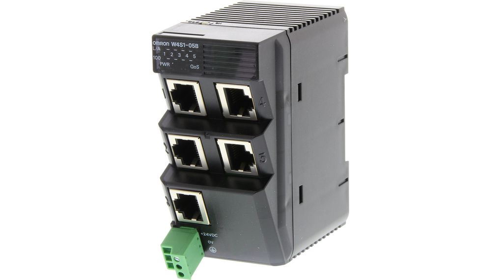 Switch Ethernet, Porte RJ45 5, 100Mbps, Non gestito