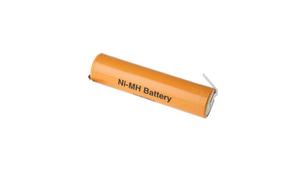 Genopladeligt batteri, Ni-MH, A, 1.2V, 3.7Ah