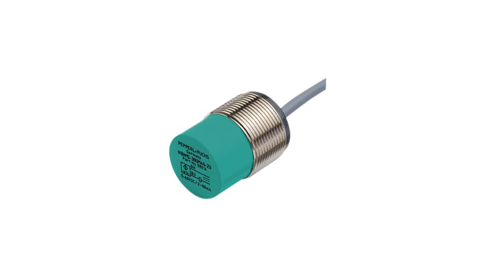 Induktiver Sensor Schliesserkontakt (im Normalzustand geöffn.) 150Hz 60V 2mA 15mm IP67 Kabelanschluss, 2 m NBN