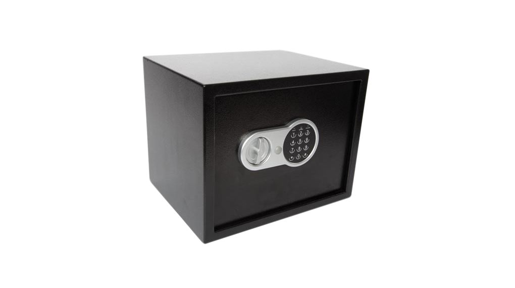 Elektronischer Safe, 300x380x300mm, schwarz