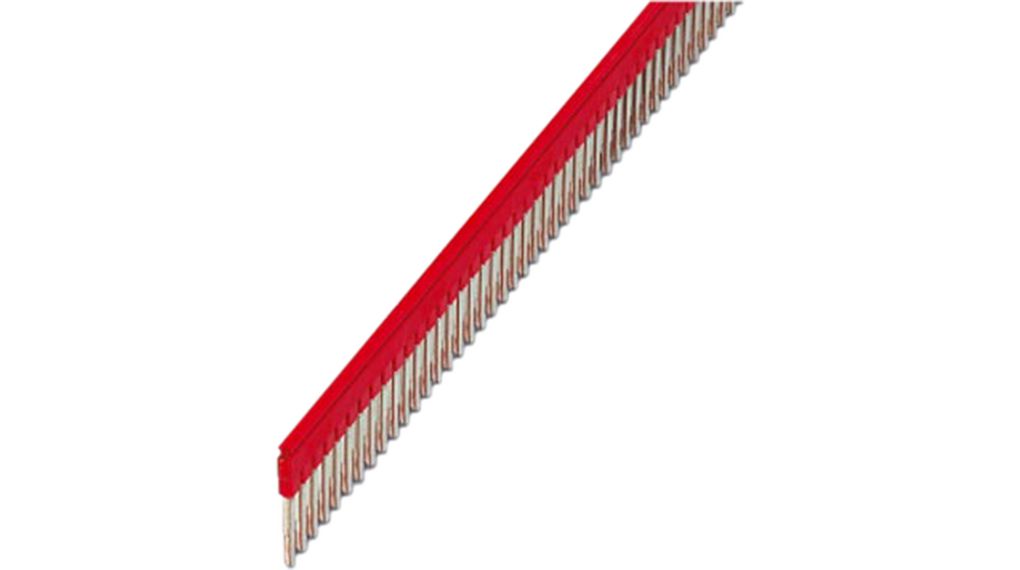 Plug-in Bridge, Red, Poles, 50, Pitch 6.2 mm