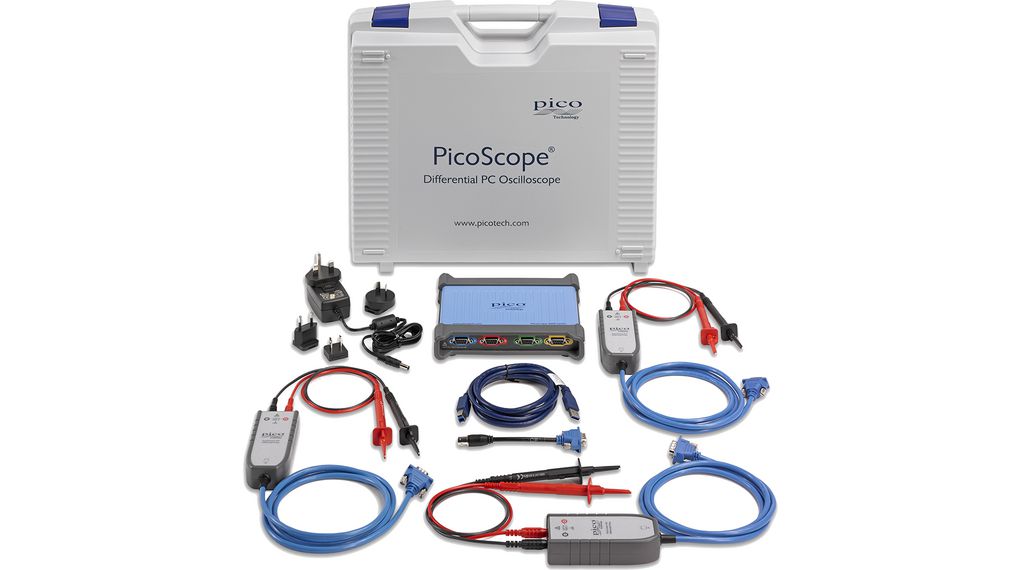 PC-oscilloscoop, set, 4x 20MHz, 100MSPS