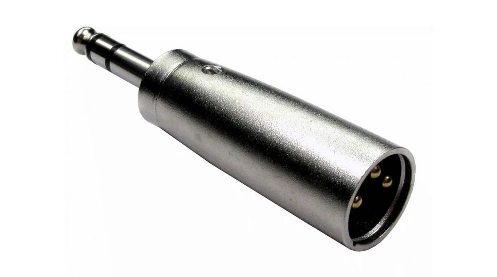 AV Adapter, Male 1/4 in Stereo to Male XLR