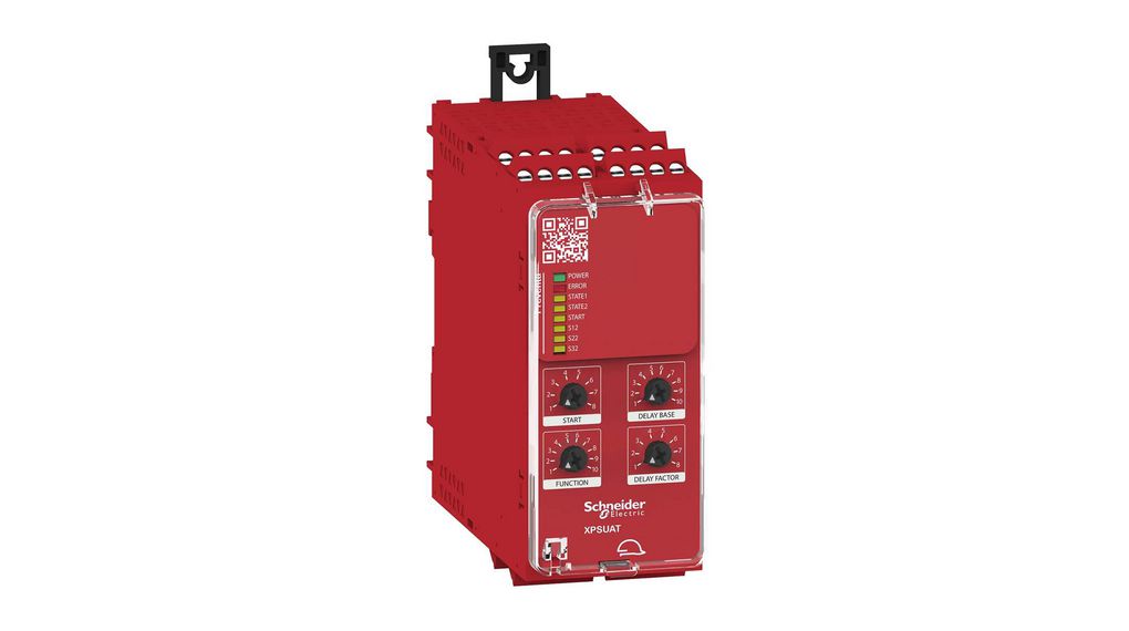 Schneider Electric XPSU 8 Auxiliary Contacts Safety Relay 48 → 240V ac/dc, 3-Channel 7 Safety Contacts