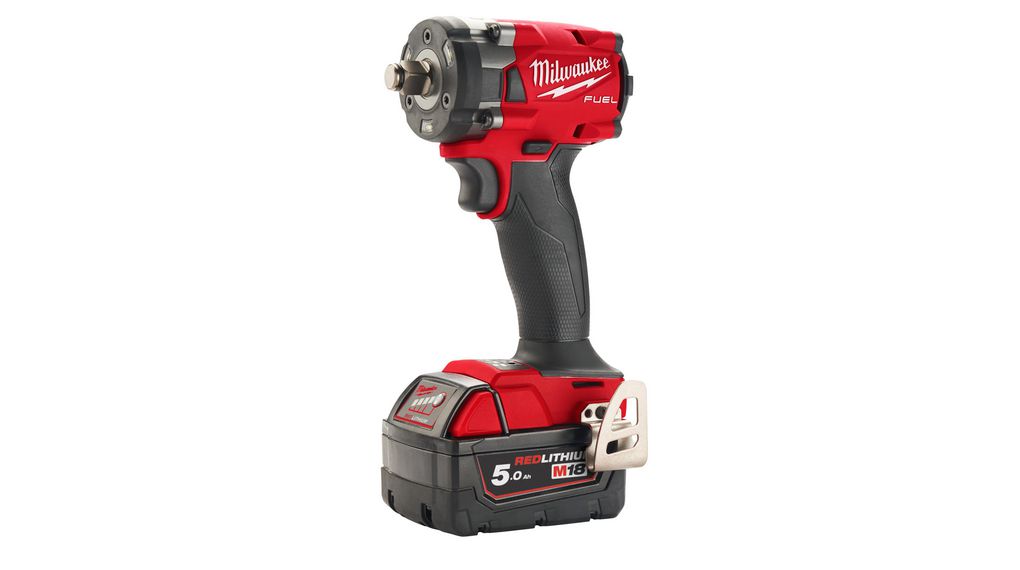 Milwaukee 1/2 in 18V, 5Ah Cordless Impact Wrench Cordless