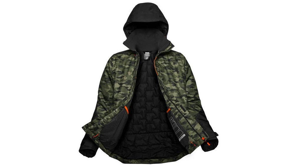 Helly HansenEA 713452 BlackBreathable, Waterproof Winter JacketZip with Chin Protector, XL1, XL, Polyester, Schwarz