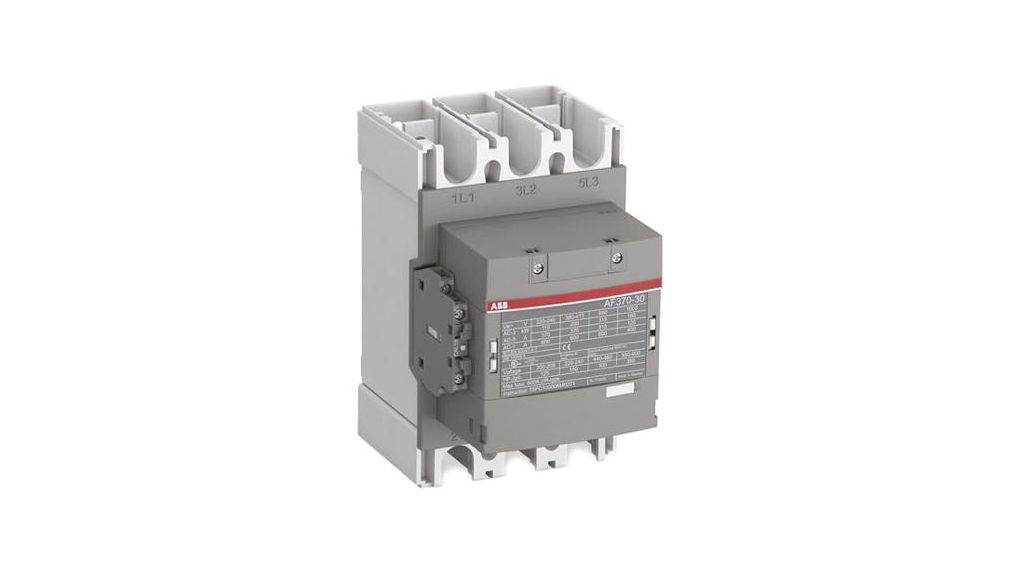 ABB AF305 AF Contactor, 230 V ac Coil, 3-Pole, 400 A, 160 kW, 3NO, 690 V ac