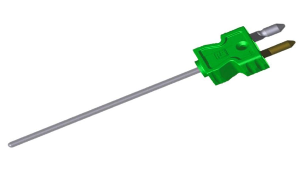 Type K Thermocouple 2m Length, 3mm Diameter → +1000°C