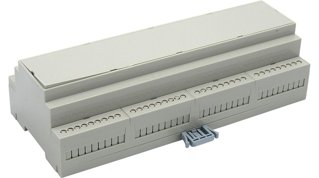 Moduledoos voor DIN-rail 212x90.22x57.5mm Grijs ABS / Polycarbonaat