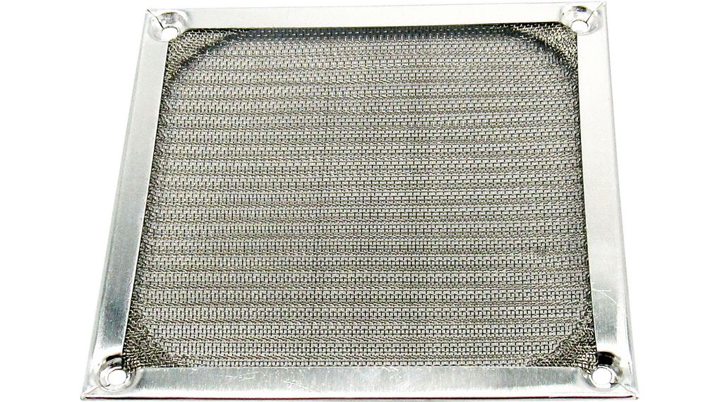Viftefilter 3.5mm EMC-filter Rustfritt stål 118.7 x 118.7mm