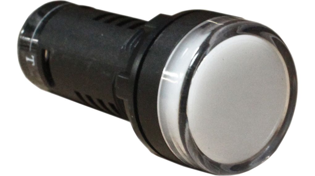 LED indikátor autotestuŠroub Pevný Bílá AC / DC 24V