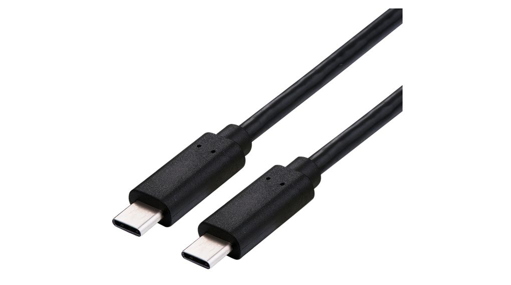rekenmachine roterend Winst 11998308 | Value Cable, USB-C-stekker - USB-C-stekker, 1m, USB 2.0, Zwart |  Distrelec Nederland