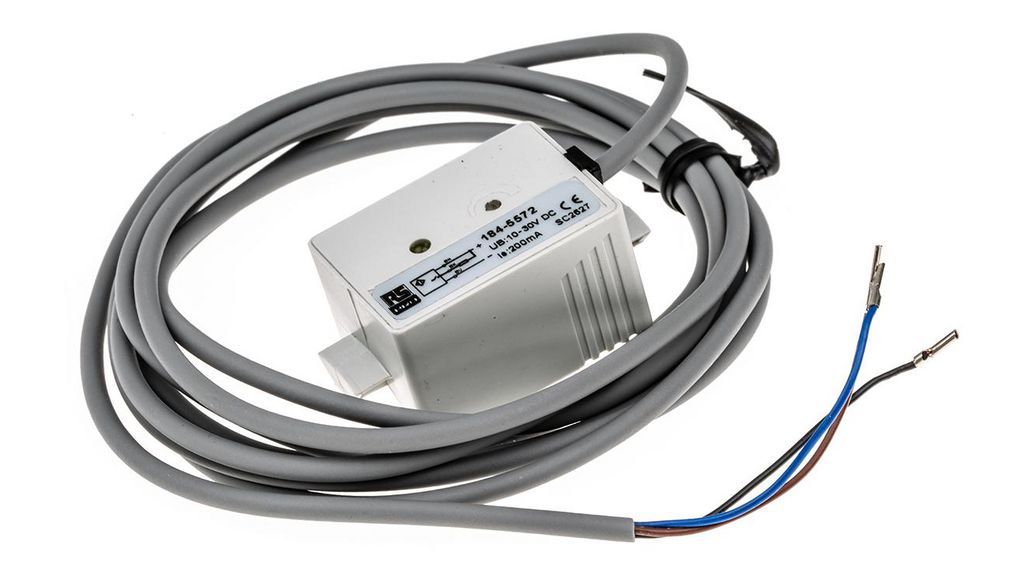 Kapasitiv sensor 2mm 200mA 60Hz 30V IP67 PVC-kabel