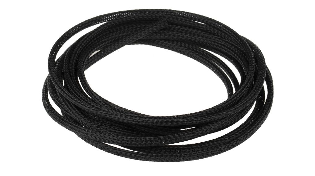 Kabelová objímka 3 ... 10mm PET 5m Černá