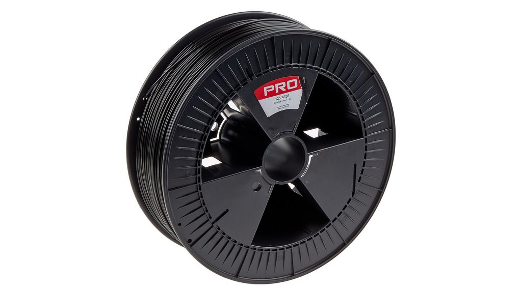 Filament für 3D-Drucker, PLA, 2.85mm, Schwarz, 2.3kg
