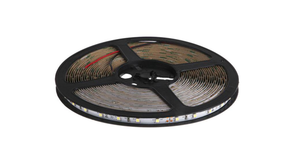 Led-strip, LS, 10m, 24V, 400mA, 4.8W, Wit