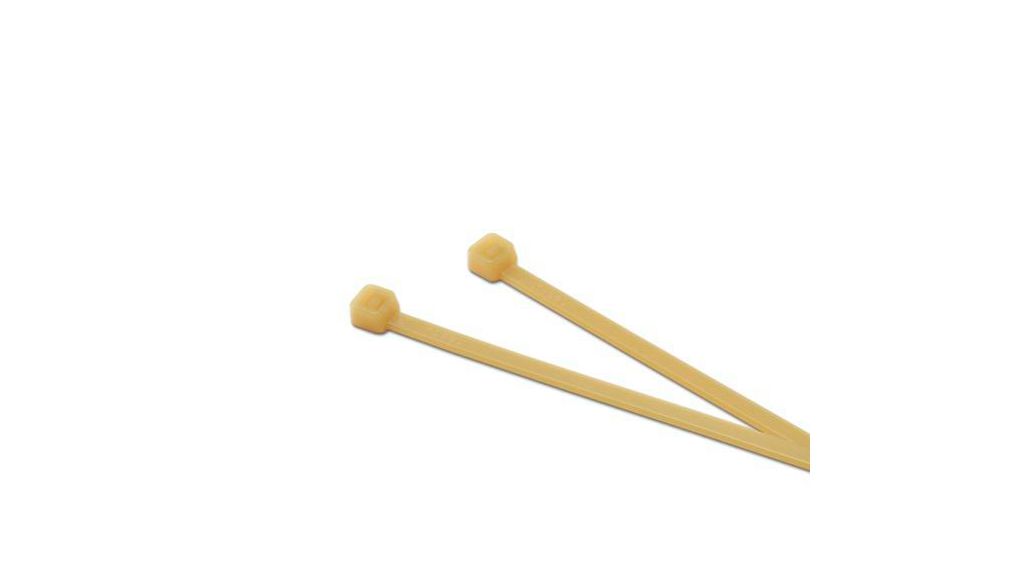 Buntband 300 x 4.8mm, Polyamid 4.6, 215N, Naturlig, Paket med 100 delar