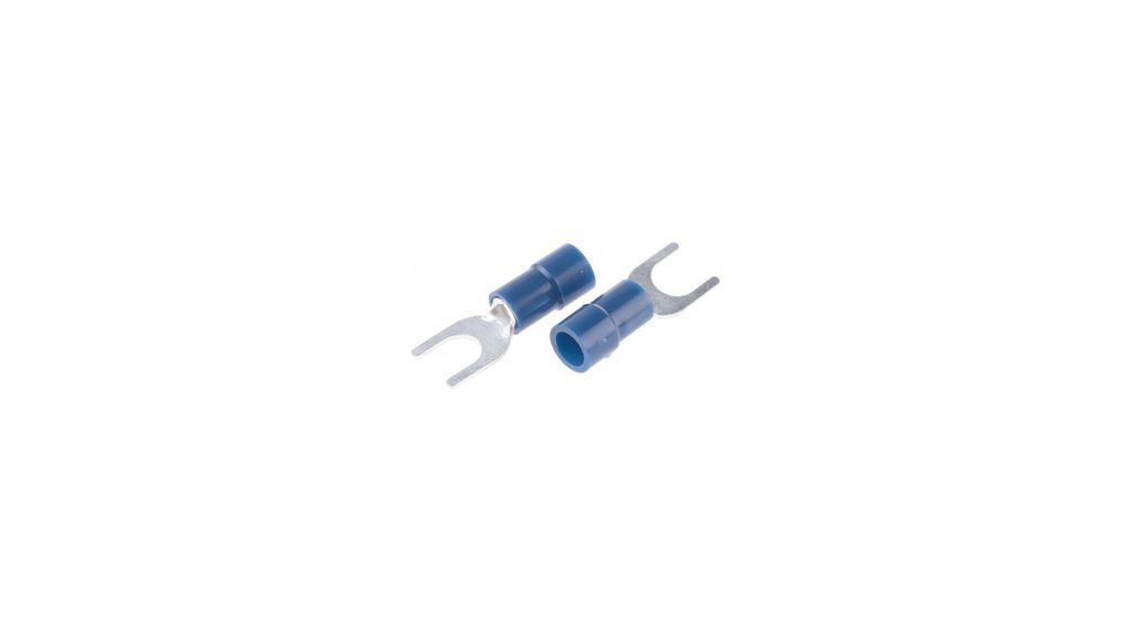 Gaffelkabelsko, Delvis isolerad, 1.5 ... 2.5mm², M5.3, Paket med 100 delar