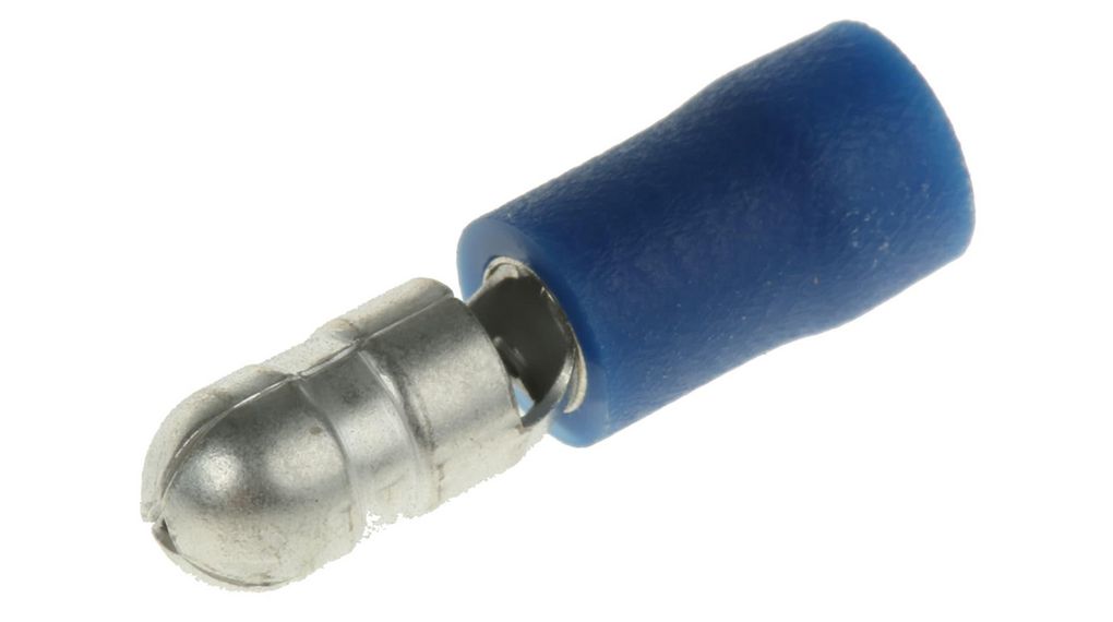 Crimp Terminal, Blue, 1.5 ... 2.5mm², Polyvinylchloride (PVC), 8.5mm, Pack of 100 pieces
