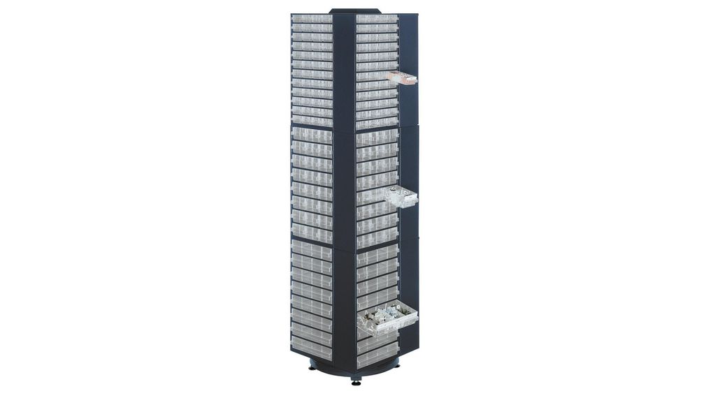Roterende toren, 480kg, 680mm x 680mm x 1.76m