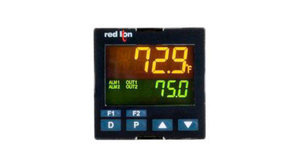 PXU Panel Mount PID Temperature Controller, 48 x 48mm 1 Input, 2 Output Logic/SSR, Relay, 100 ... 240 V