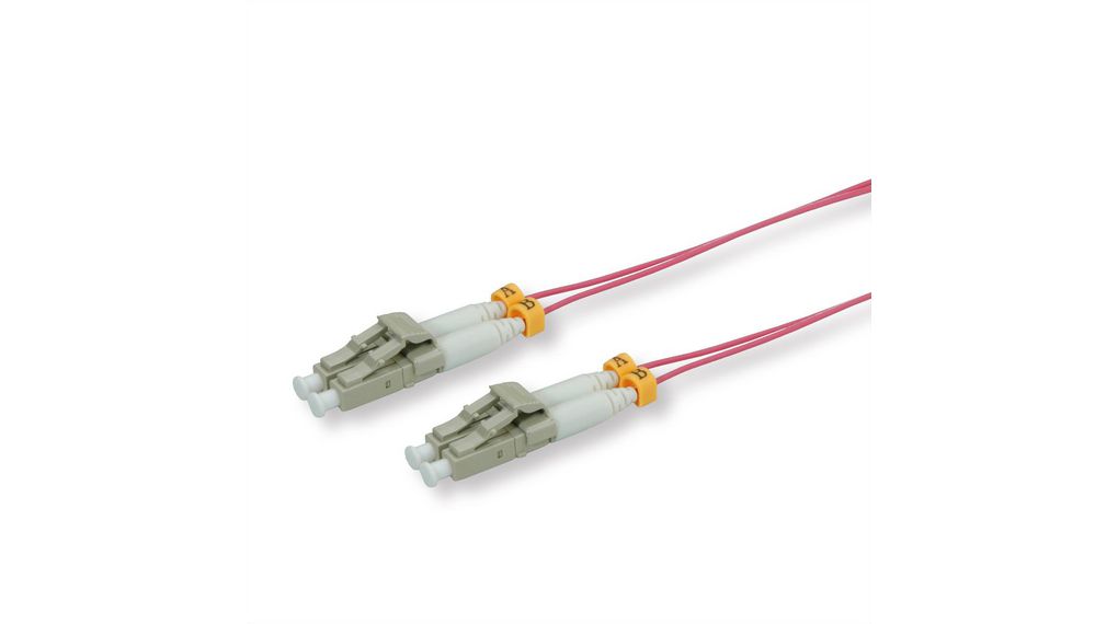 Konfekcionált fényvezető kábel 50/125 um OM4 Duplex LC - LC 7m