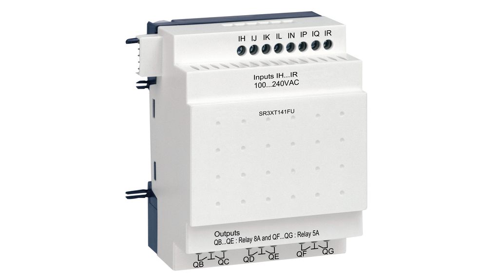 SR3XT141FU | Schneider Electric I/O Module 8 Digital / 6 Relay 240V ...
