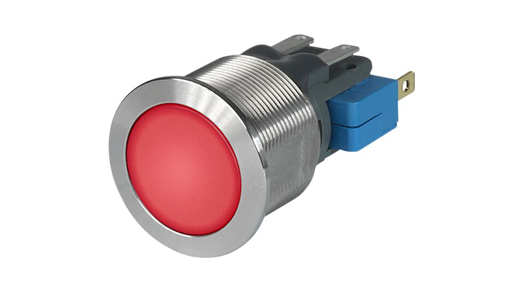 Vandal-proof push-button switch 10 A 250 VAC 1CO IP65