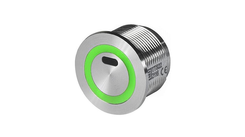 Touchless Pushbutton Switch, Vandal Proof Momentary Function 100 mA 42 VAC / 60 VDC IK06 / IP67