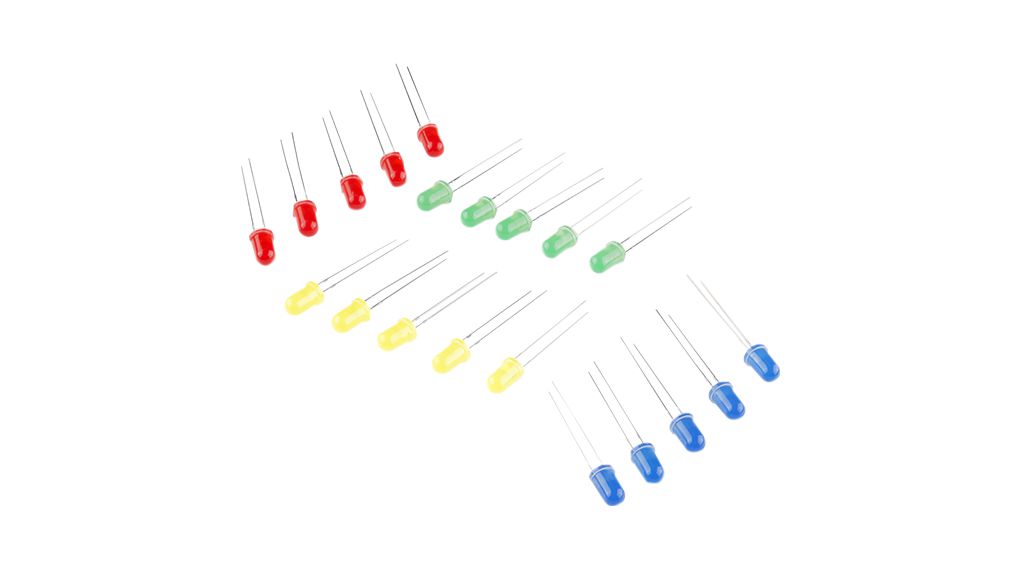 Pack of 20 LEDs 5mm