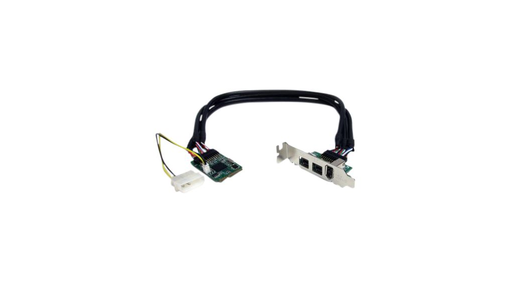 Card Adapter 2x FireWire800 / FireWire400 Mini PCI-E x 1