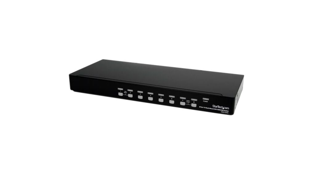 SV831DVIU | StarTech.com 8-Port KVM-Switch Für Rackmontage, 1920 X 1200 ...