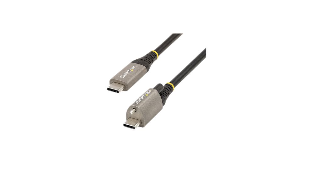 Kabel, USB C-Stecker - USB C-Stecker, 500mm, USB 3.1, Schwarz