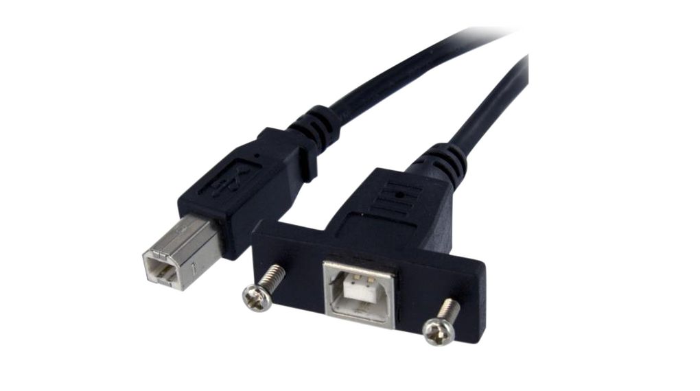 USBPNLBFBM3 | StarTech.com Cable, USB-B-stekker - USB-B-aansluiting ...