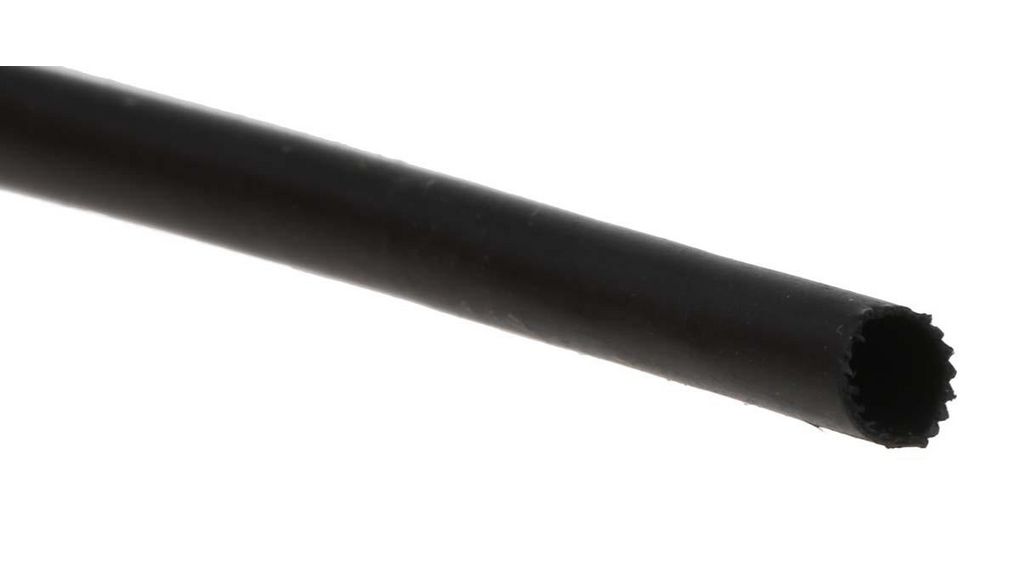 Schrumpfschläuche 2:1, 1.2 ... 2.4mm, Schwarz, Polyolefin, 10m