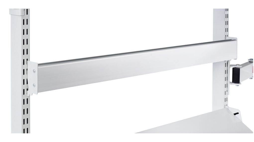 Aluminium Bin Rail , Grey, Suitable for Upright Tube M900, 889mm