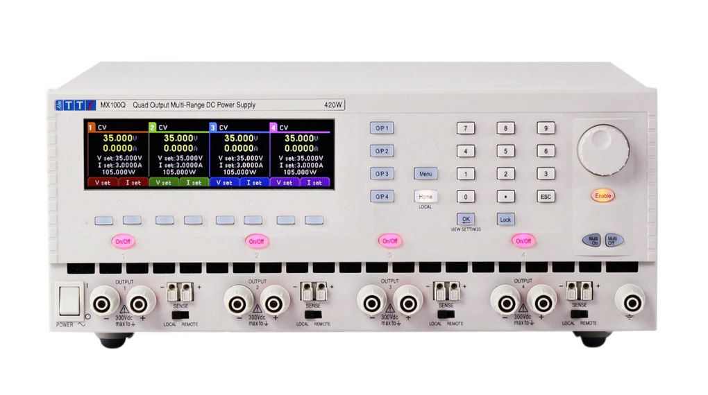 Laboratorienätaggregat Programmerbar 35V / 70V 6A 420W