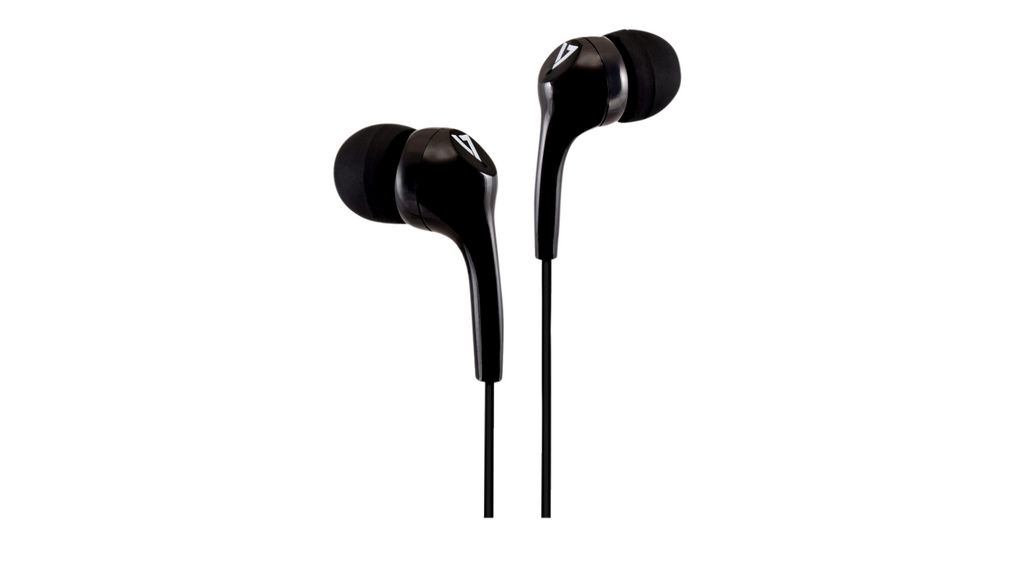 Headphones, In-Ear, Stereo Jack Plug 3.5 mm, Black