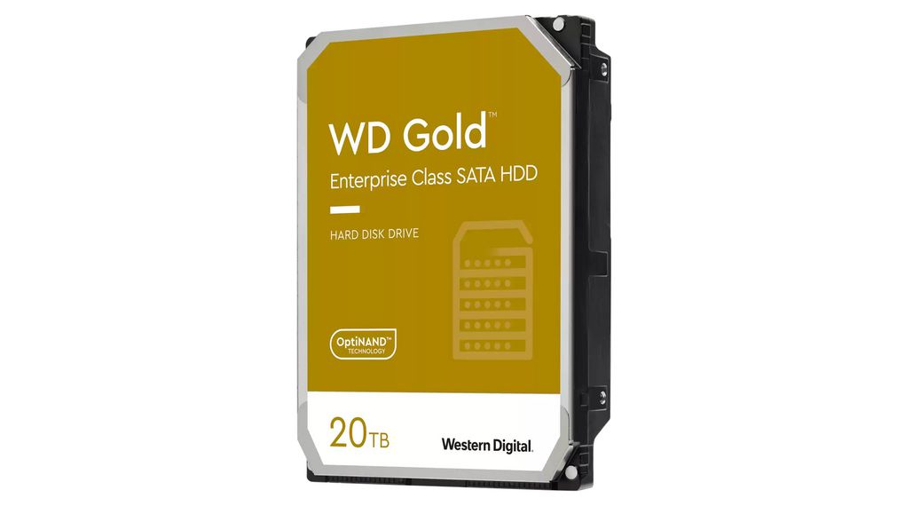 Festplattenlaufwerk, WD Gold, 3.5", 20TB, SATA III