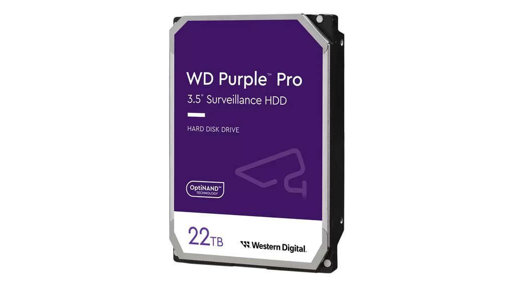 Disque dur, WD Purple Pro, 3.5", 22TB, SATA III