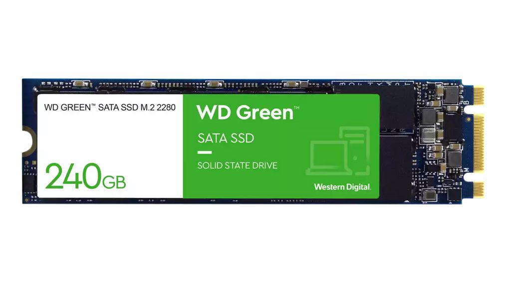 Disque SSD, WD Green, M.2 2280, 240GB, SATA III