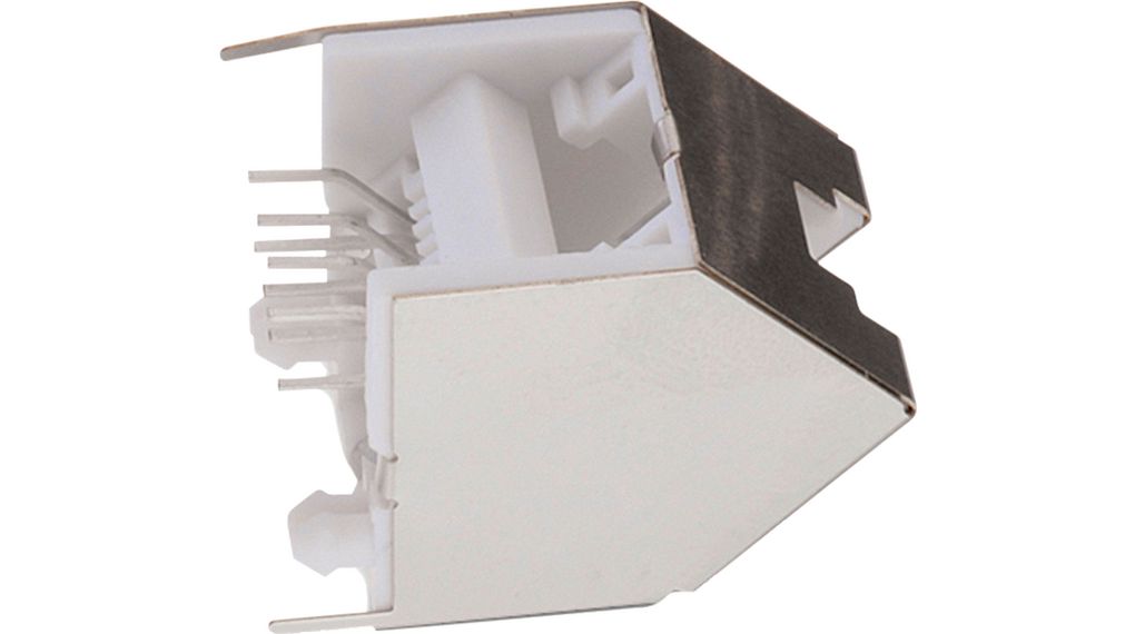 WR-MJ Modular Jack, RJ45, CAT5, 8 Positions, 8 Contacts, Shielded